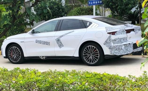 油耗0.8L/100km 比亚迪汉DM-i谍照曝光